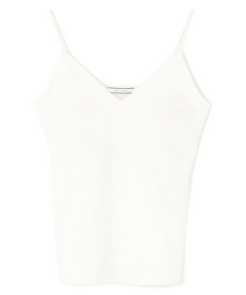 BEIGE, / ベイジ, カットソー | 【洗える・Precious 7月号掲載】ABELIA / コットンVラインカップ付きキャミソール | 詳細19
