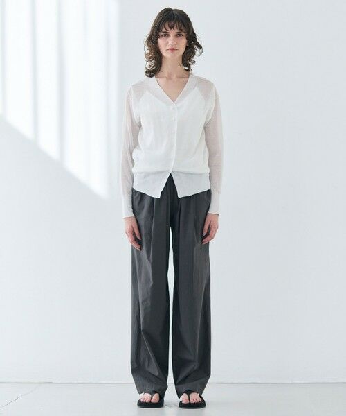 BEIGE, / ベイジ, カットソー | 【洗える・Precious 7月号掲載】ABELIA / コットンVラインカップ付きキャミソール | 詳細17