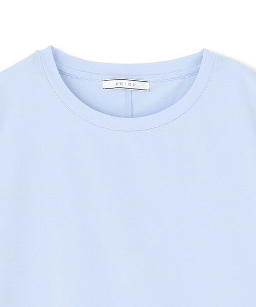 BEIGE, / ベイジ, カットソー | 【洗える】BROIS / 半袖コットンＴシャツ | 詳細8