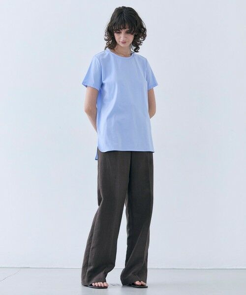 BEIGE, / ベイジ, カットソー | 【洗える】BROIS / 半袖コットンＴシャツ | 詳細4