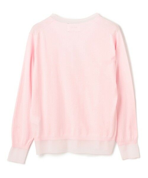 BEIGE, / ベイジ, カーディガン・ボレロ | 【洗える】JULIE / シルク混シアーVネックカーディガン | 詳細9