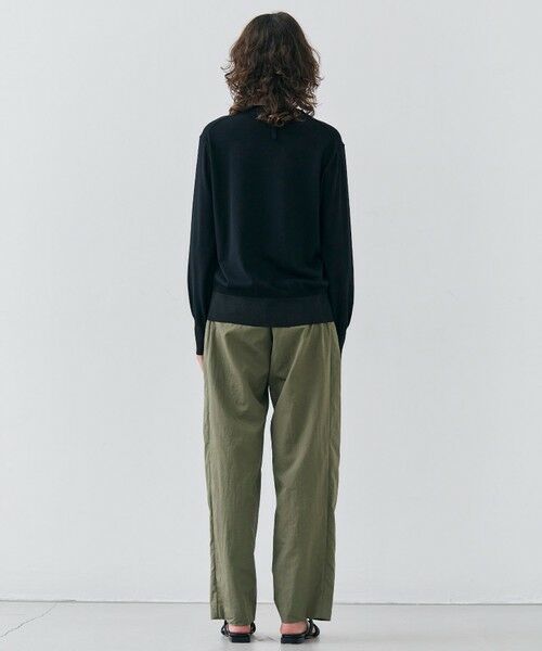 BEIGE, / ベイジ, ニット・セーター | 【洗える】JULIE / シルク混クルーネックシアートップス | 詳細2