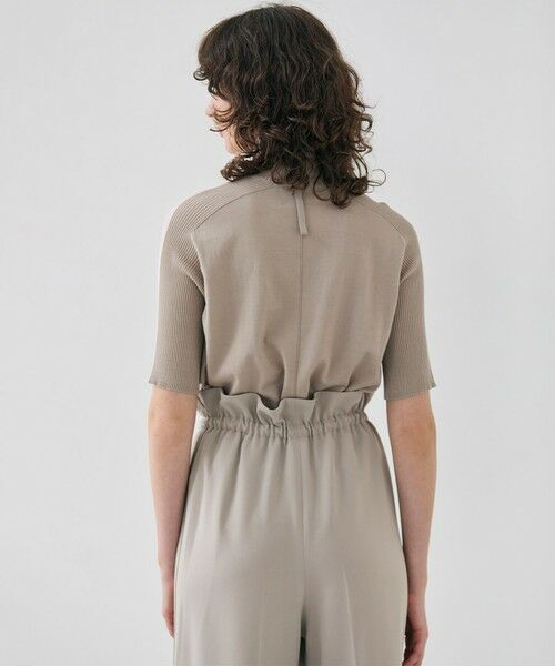 BEIGE, / ベイジ, ニット・セーター | 【洗える】JULIE / シルク混カラーブロックタートルニット | 詳細2