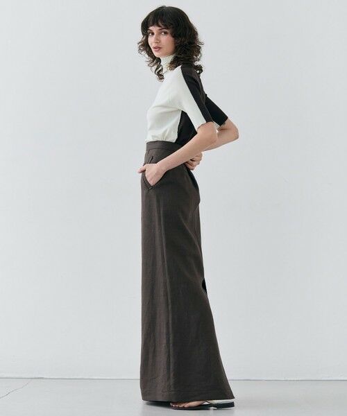 BEIGE, / ベイジ, ニット・セーター | 【洗える】JULIE / シルク混カラーブロックタートルニット | 詳細18