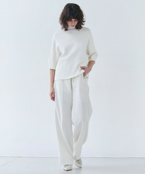 BEIGE, ベイジ 38号【洗える】LAURA 半袖ニット セール】 LAURA / 半袖ニットトップス （ニット・セーター