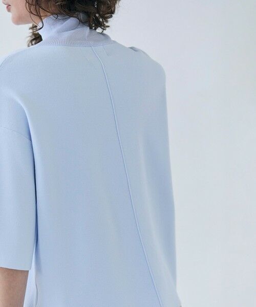 BEIGE, / ベイジ, ニット・セーター | 【洗える】LAURA / 半袖タートルニットトップス | 詳細7