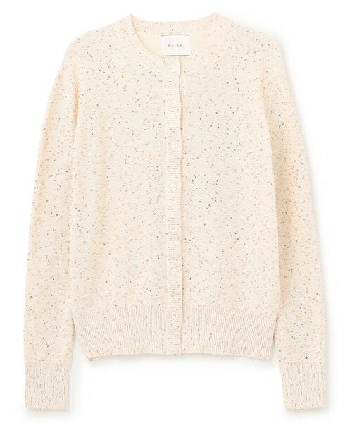 BEIGE, / ベイジ, カーディガン・ボレロ | 【洗える】FENNEL / コットンスパンコールカーディガン | 詳細3