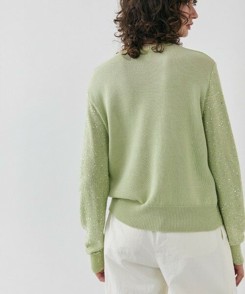 BEIGE, / ベイジ, カーディガン・ボレロ | 【洗える】FENNEL / コットンスパンコールカーディガン | 詳細5