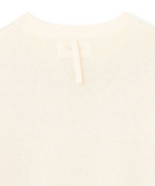 BEIGE, / ベイジ, ニット・セーター | 【洗える】FENNEL / コットンスパンコール半袖ニット | 詳細9