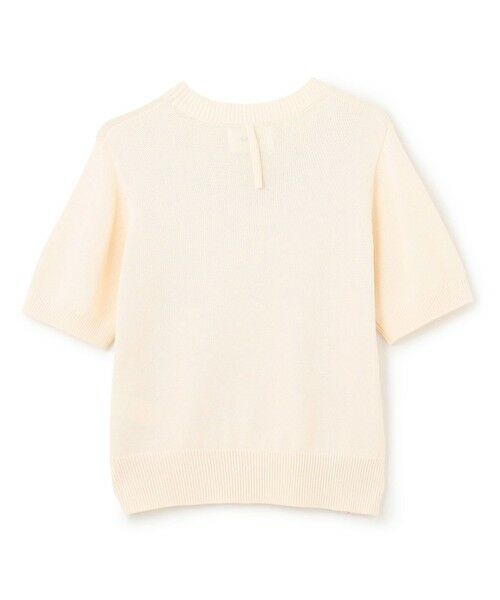 BEIGE, / ベイジ, ニット・セーター | 【洗える】FENNEL / コットンスパンコール半袖ニット | 詳細5
