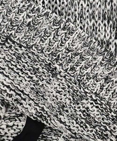 BEIGE, / ベイジ, カーディガン・ボレロ | 【洗える】THYME / クルーネックコットンメッシュカーディガン | 詳細14