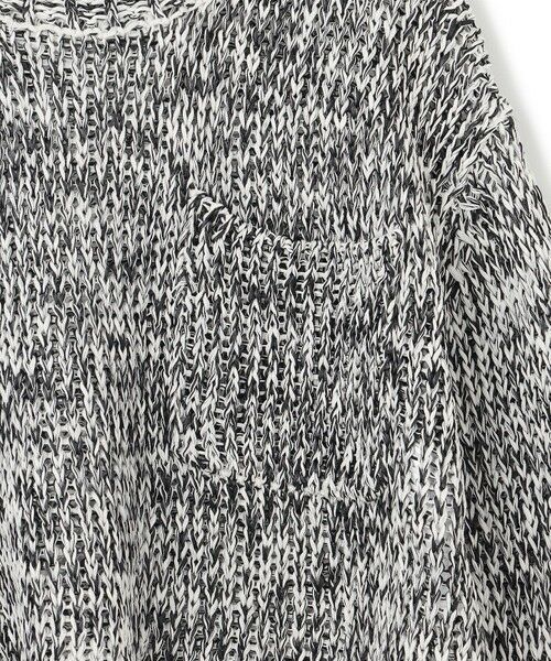 BEIGE, / ベイジ, ニット・セーター | 【洗える・STORY 6月号掲載】THYME / クルーネックコットンメッシュニット | 詳細6