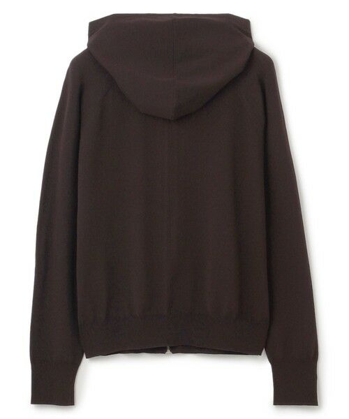 最終SALE★Theory クレープニット フーデットパーカー サマーニット THE CASUAL｜オーバーサイズワッペン刺繍ポケット付きメッシュ