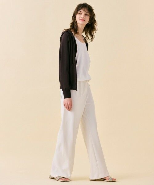 BEIGE, / ベイジ, パーカー | 【WEB限定・洗える】MONSTERA / フーデットニット | 詳細5