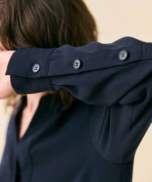 BEIGE, / ベイジ, ロング・マキシ丈ワンピース | 【WEB限定・洗える】CELOSIA / クロスオーバーVネックワンピース | 詳細1