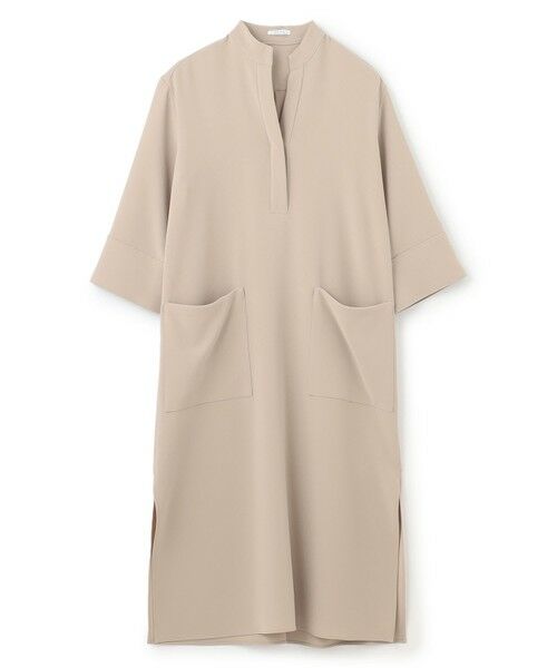 BEIGE, / ベイジ, ロング・マキシ丈ワンピース | 【洗える】RUE / クロスオーバーVネックワンピース | 詳細16