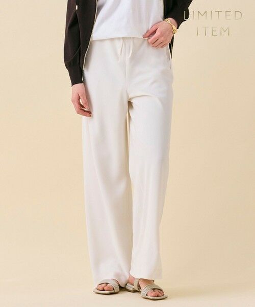 BEIGE,/ベイジ, 【WEB限定・洗える】CELOSIA / ドロストワイドパンツ Off White 6 BEIGE,/ベイジ, 【WEB限定・洗える】CELOSIA / ドロストワイドパンツ Off White 6