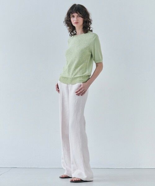 BEIGE, / ベイジ, その他パンツ | 【GISELe ６月号掲載】CRINUM / ストレートリネンパンツ | 詳細11