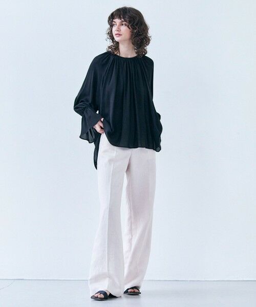 BEIGE, / ベイジ, その他パンツ | 【GISELe ６月号掲載】CRINUM / ストレートリネンパンツ | 詳細12