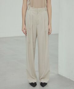 BEIGE, / ベイジ, その他パンツ | 【GISELe 6月号掲載】OREGANO / サマーウールタックワイドパンツ