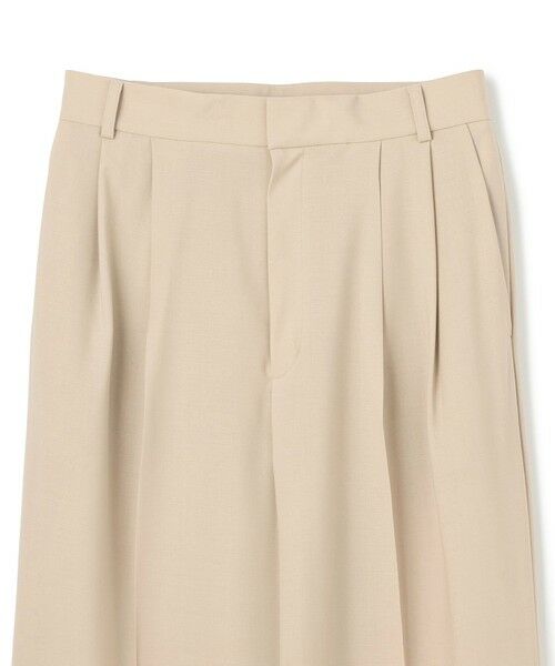 BEIGE, / ベイジ, その他パンツ | 【GISELe 6月号掲載】OREGANO / サマーウールタックワイドパンツ | 詳細12