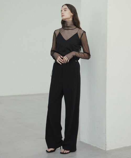 BEIGE, / ベイジ, その他パンツ | 【洗える・STORY 6月号掲載】RUE / ウエストゴムワイドストレートパンツ | 詳細3