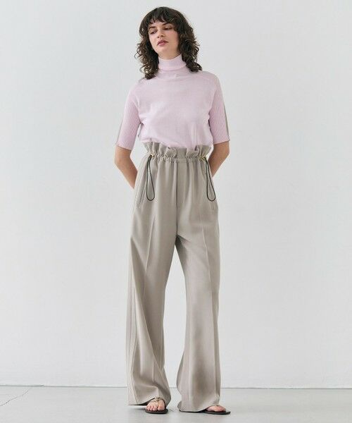 BEIGE, / ベイジ, その他パンツ | 【洗える・STORY 6月号掲載】RUE / ウエストゴムワイドストレートパンツ | 詳細19