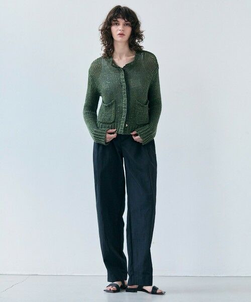 BEIGE, / ベイジ, その他パンツ | 【洗える】CROCUS / カービーシルエットタックパンツ | 詳細2