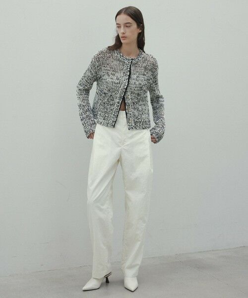 BEIGE, / ベイジ, その他パンツ | 【洗える】CROCUS / カービーシルエットタックパンツ | 詳細4