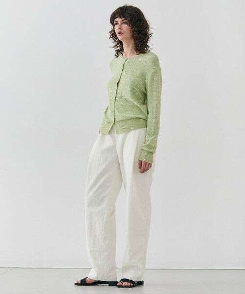 BEIGE, / ベイジ, その他パンツ | 【洗える】CROCUS / カービーシルエットタックパンツ | 詳細6