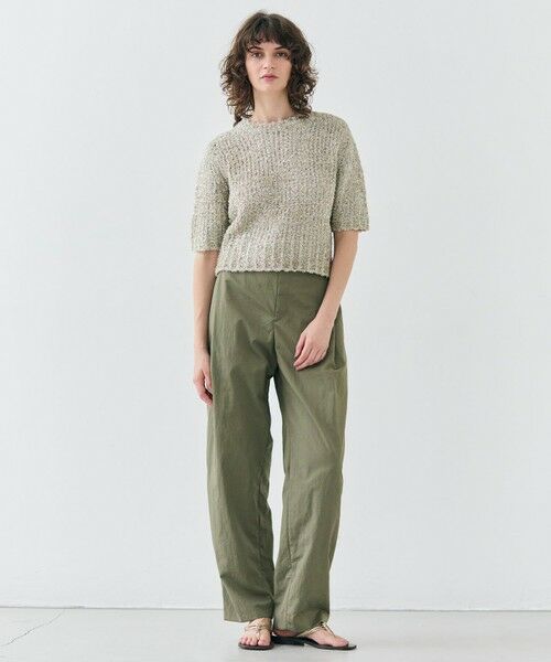 BEIGE, / ベイジ, その他パンツ | 【洗える】CROCUS / カービーシルエットタックパンツ | 詳細22