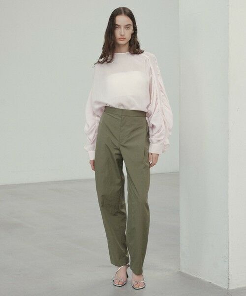 BEIGE, / ベイジ, その他パンツ | 【洗える】CROCUS / カービーシルエットタックパンツ | 詳細17