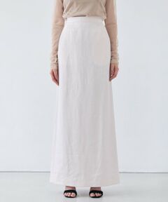 BEIGE, / ベイジ, ミニ・ひざ丈スカート | 【Oggi 5月号掲載】CRINUM / Iラインリネンマキシスカート