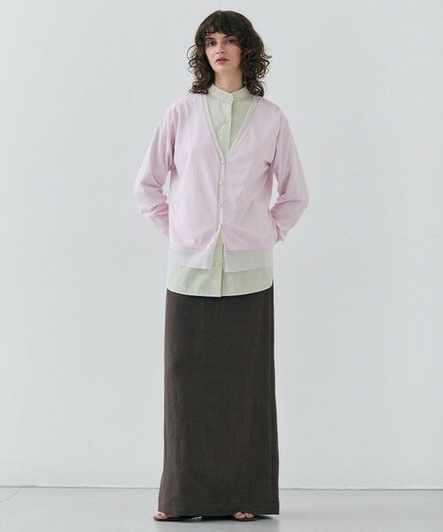 BEIGE, / ベイジ, ミニ・ひざ丈スカート | 【Oggi 5月号掲載】CRINUM / Iラインリネンマキシスカート | 詳細2