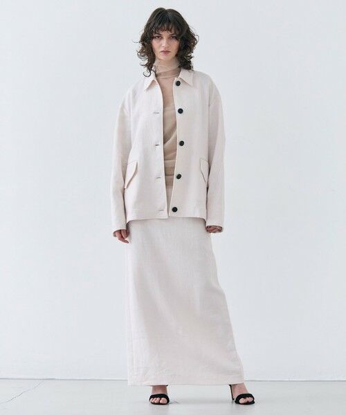 BEIGE, / ベイジ, ミニ・ひざ丈スカート | 【Oggi 5月号掲載】CRINUM / Iラインリネンマキシスカート | 詳細16