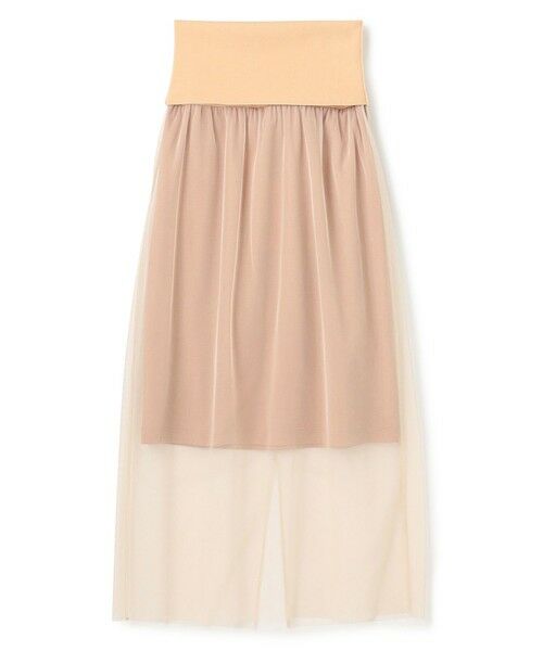 BEIGE, / ベイジ, ミニ・ひざ丈スカート | 【洗える】TAMARIX / ストレッチチュールIラインスカート | 詳細4