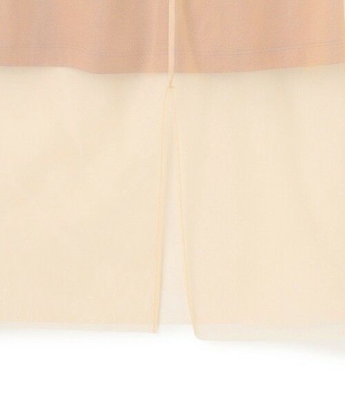 BEIGE, / ベイジ, ミニ・ひざ丈スカート | 【洗える】TAMARIX / ストレッチチュールIラインスカート | 詳細9