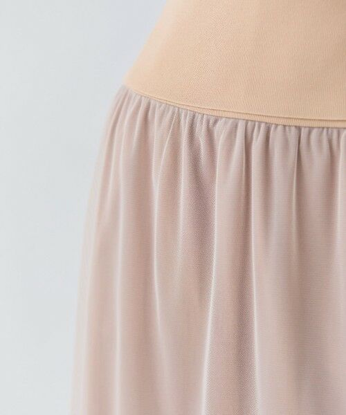 BEIGE, / ベイジ, ミニ・ひざ丈スカート | 【洗える】TAMARIX / ストレッチチュールIラインスカート | 詳細1