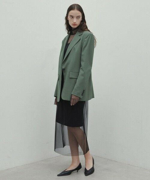 BEIGE, / ベイジ, ミニ・ひざ丈スカート | 【洗える】TAMARIX / ストレッチチュールIラインスカート | 詳細13