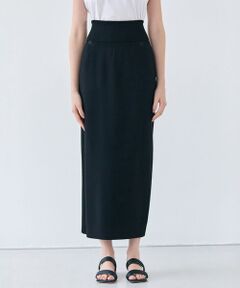 BEIGE, / ベイジ, ミニ・ひざ丈スカート | 【洗える】LAURA / Iラインリブスカート