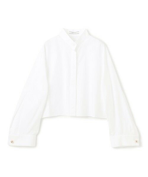 BEIGE, / ベイジ, シャツ・ブラウス | 【洗える】MAGNOLIA / ゴールド釦コットンショート丈ブラウス | 詳細4