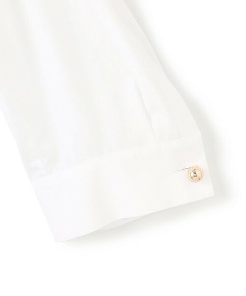 BEIGE, / ベイジ, シャツ・ブラウス | 【洗える】MAGNOLIA / ゴールド釦コットンショート丈ブラウス | 詳細8