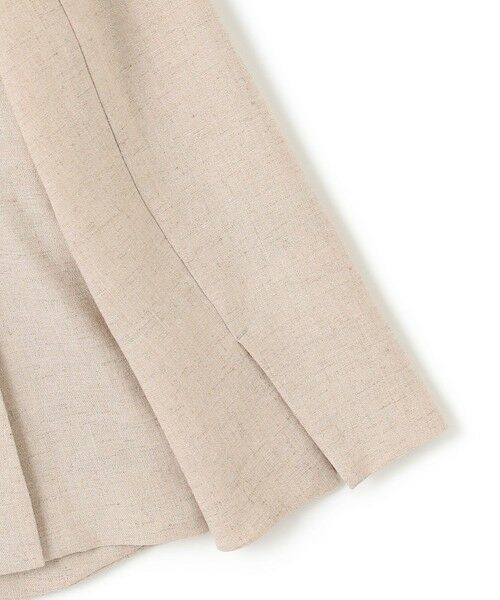 BEIGE, / ベイジ, ノーカラージャケット | 【L-size】CAROLE / リネンライクノーカラーハーフ丈ジャケット | 詳細19