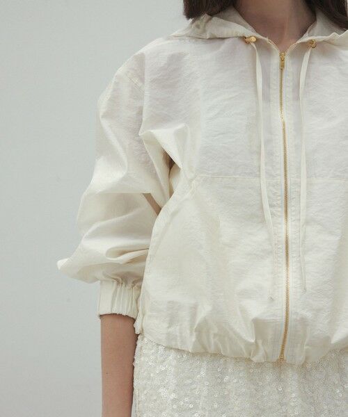 BEIGE, / ベイジ, ブルゾン | 【洗える・Precious 4月号掲載】GAURA / シアーパーカーブルゾン | 詳細1