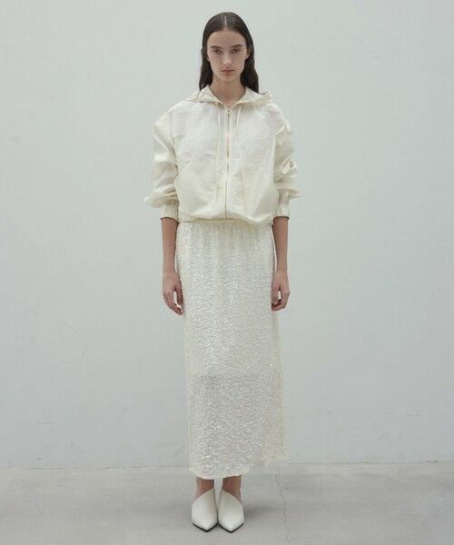 BEIGE, / ベイジ, ブルゾン | 【洗える・Precious 4月号掲載】GAURA / シアーパーカーブルゾン | 詳細2