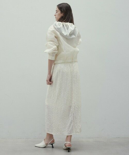 BEIGE, / ベイジ, ブルゾン | 【洗える・Precious 4月号掲載】GAURA / シアーパーカーブルゾン | 詳細3