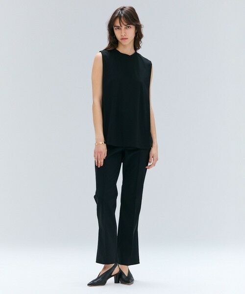 BEIGE, / ベイジ, カットソー | 【BEIGE、ecru/WEB限定・洗える】FINE DRY TOUCH / ねじりデザインコットンノースリーブトップス | 詳細2