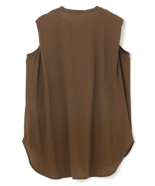 BEIGE, / ベイジ, カットソー | 【BEIGE、ecru/WEB限定・洗える】FINE DRY TOUCH / ねじりデザインコットンノースリーブトップス | 詳細4