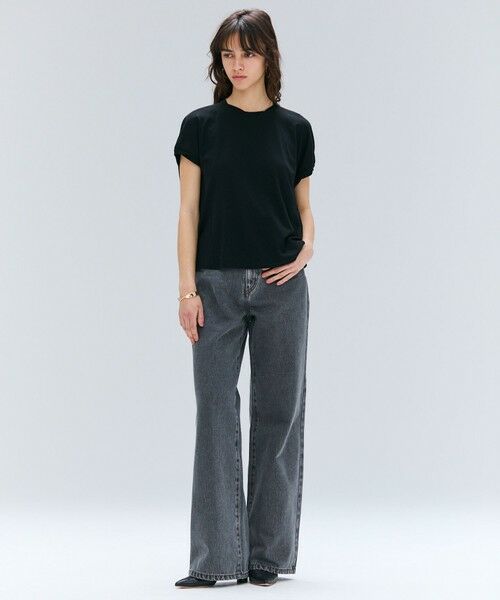 BEIGE, / ベイジ, カットソー | 【BEIGE、ecru/WEB限定・洗える】FINE DRY TOUCH / ねじりデザインコットンクルーネックTシャツ | 詳細2