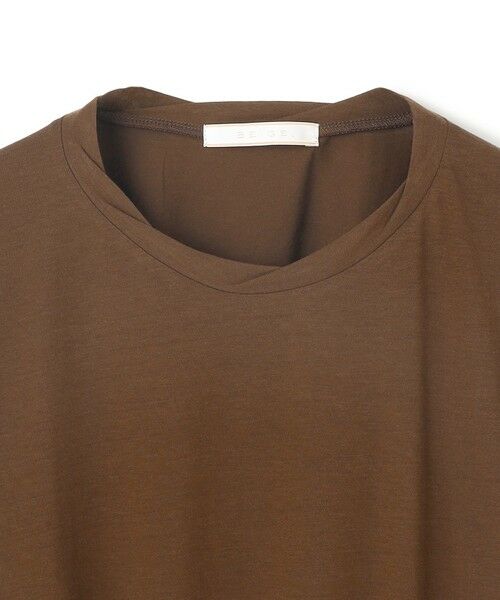 BEIGE, / ベイジ, カットソー | 【BEIGE、ecru/WEB限定・洗える】FINE DRY TOUCH / ねじりデザインコットンクルーネックTシャツ | 詳細5